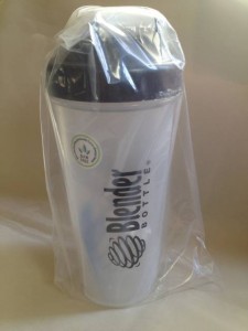Sundesa Blender Bottle with Blender Ball Color Black 28 oz Bottle